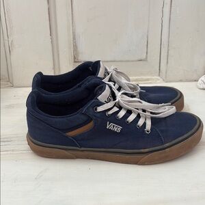 Vans Blue Gum Sole Sneakers